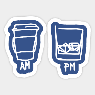 Am To Pm 1 Sticker